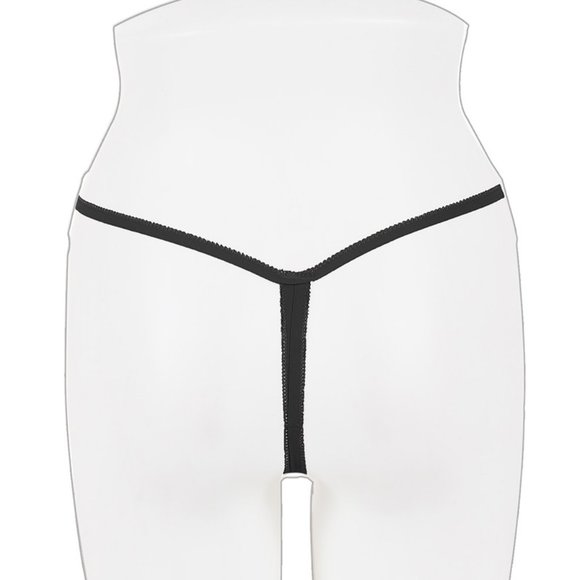 Butterfly Crotchless Thong - Picture 3 of 8